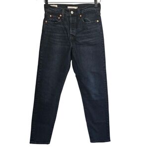 Levi's Black Wedgie Button Fly Jeans Size 25